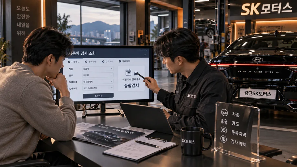 정기검사와 종합검사 중 무엇을 받아야 할지 어떻게 확인하나요?