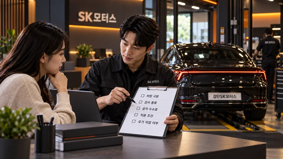 검사소마다 금액이 달라 보일 때 무엇을 물어봐야 하나요?