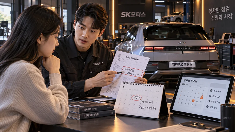 재검사 날짜를 놓치지 않으려면 무엇을 기록해야 하나요?