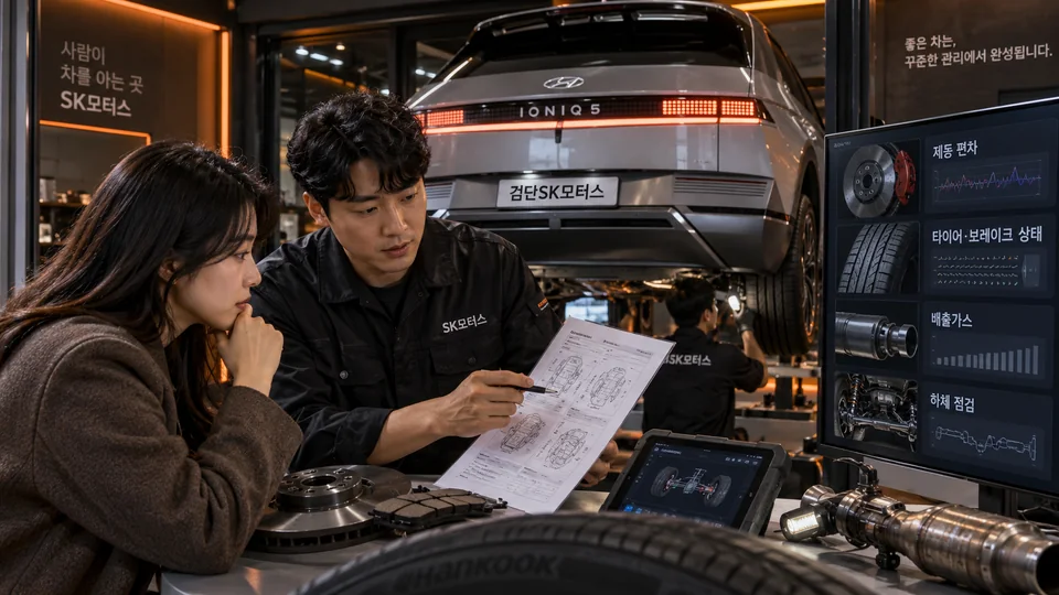 자동차 기능 종합진단서를 받으면 어떤 항목부터 보나요?