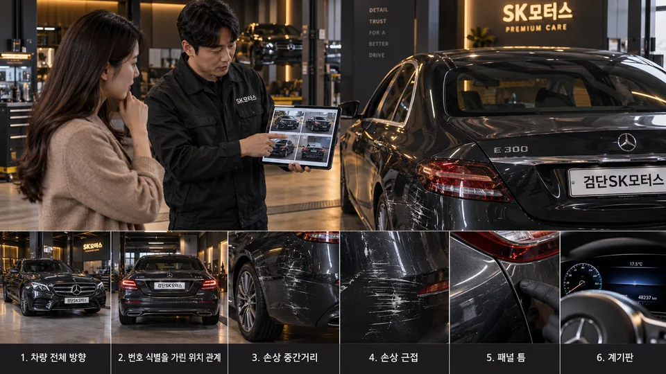 사고수리 상담용 사진은 어떤 순서로 찍나요?