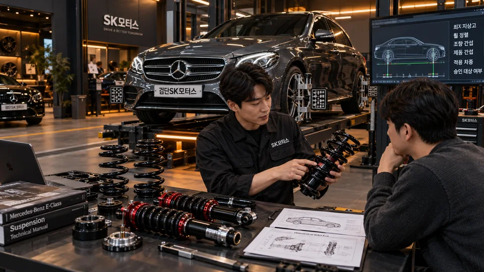 서스펜션으로 차고를 바꾸려면 어떤 순서로 진행하나요?