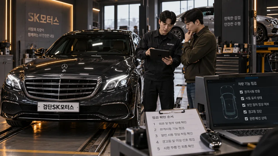 원격시동 장치가 있어도 검사 때는 일반 시동을 준비해야 하나요?