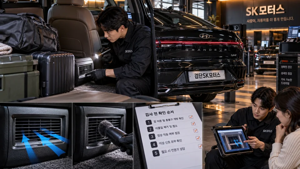 하이브리드 배터리 흡입구를 짐으로 막으면 어떻게 되나요?