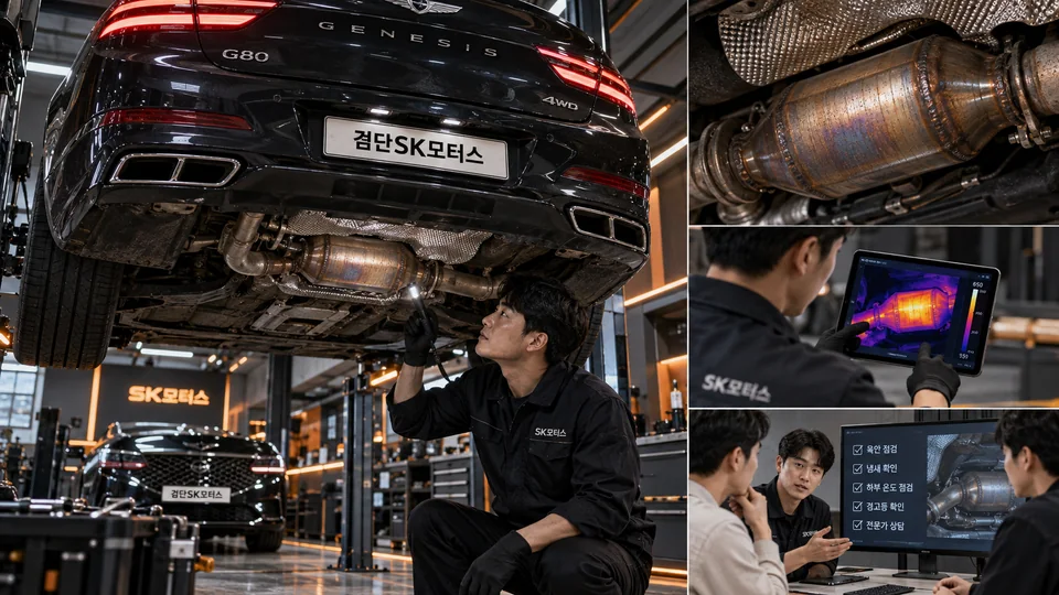 촉매가 과열되면 어떤 증상이 나타나나요?