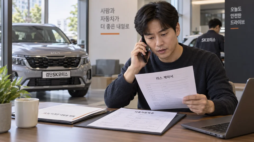 리스·렌터카 검사 비용과 승인은 계약사에 어떻게 확인하나요?