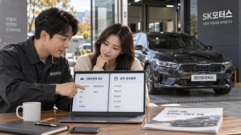 종합검사는 방문지보다 차량 등록지가 중요한가요?
