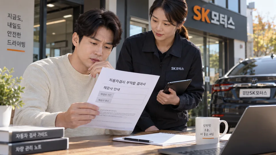 부적합 뒤 재검사 장소는 어떻게 확인하나요?