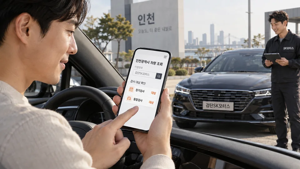 인천 등록 차량은 모두 종합검사라고 보면 되나요?