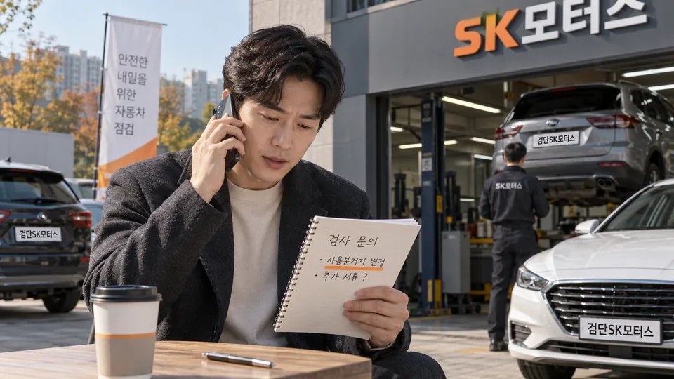 검사 문의 후 등록지가 바뀌면 다시 확인해야 하나요?