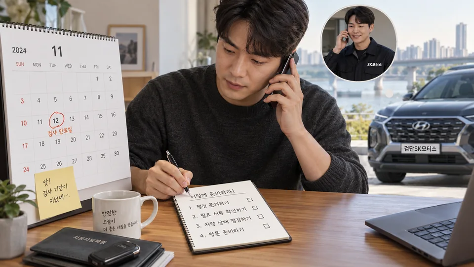 검사기간이 이미 지났다면 어디부터 확인해야 하나요?
