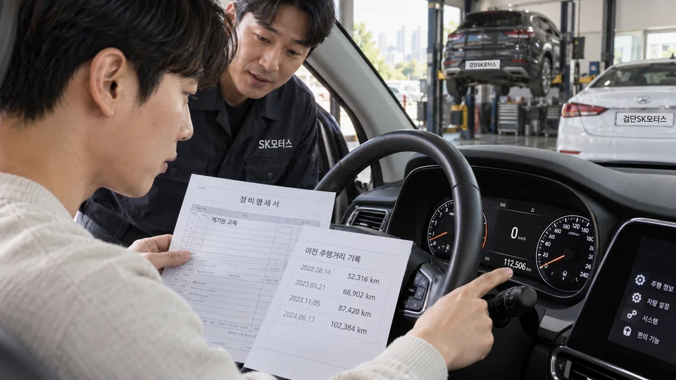 계기판을 교체해 주행거리가 달라졌다면 무엇을 준비하나요?