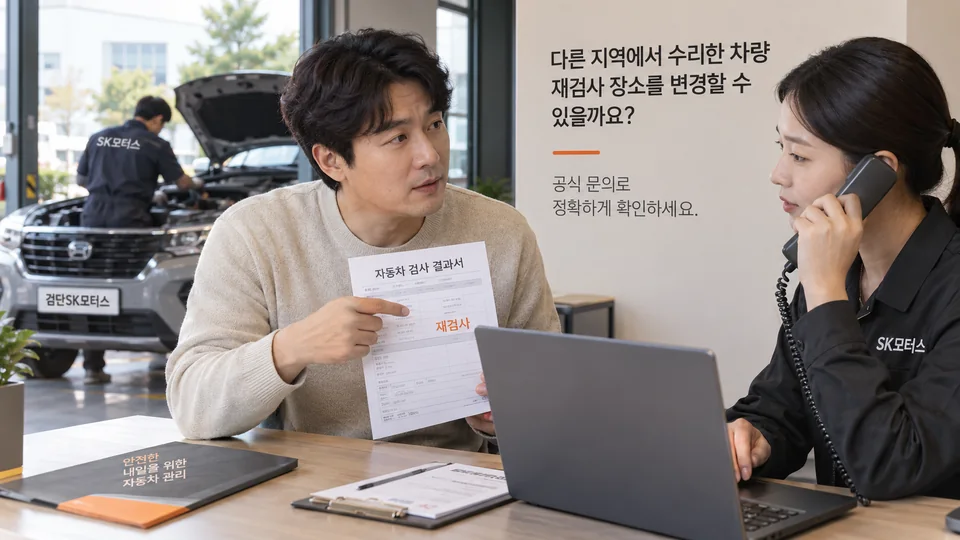 재검사는 처음 검사한 곳으로 다시 가야 하나요?