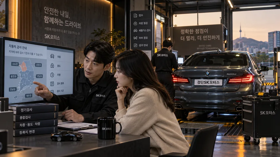 이사 후 자동차검사, 주소가 바뀌면 종합검사도 달라질까