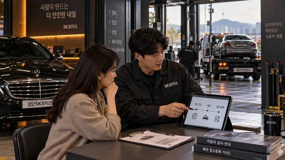 폐차 예정 차량 자동차검사, 접수증만으로 의무가 끝날까